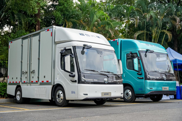 高端进化 智慧破界 全新启明星平台欧马可纯电轻卡亮相珠三角